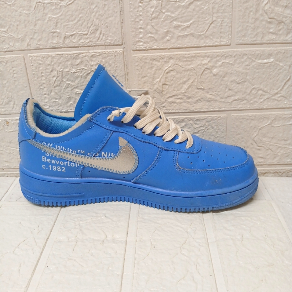 Nike Blue and White Athletic Shoes
